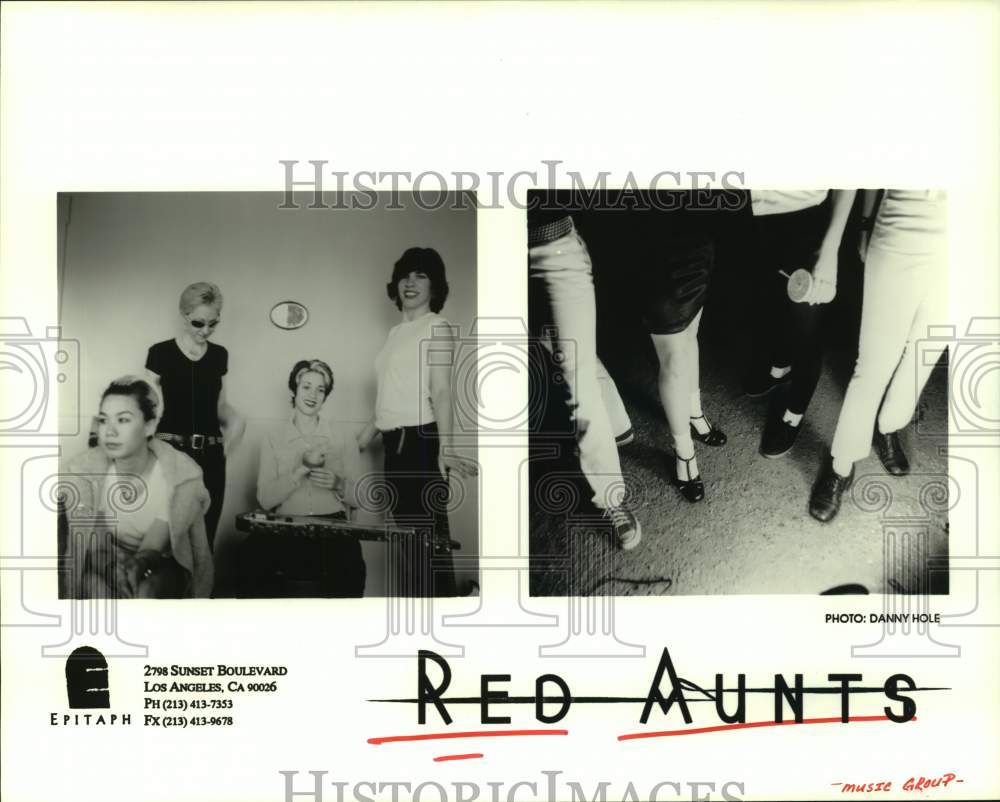 1997 Press Photo The Red Aunts - female punk band - hcp08380- Historic Images