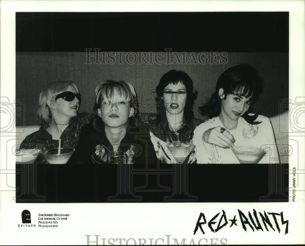 1996 Press Photo Members of the punk band Red Aunts - hcp08381- Historic Images
