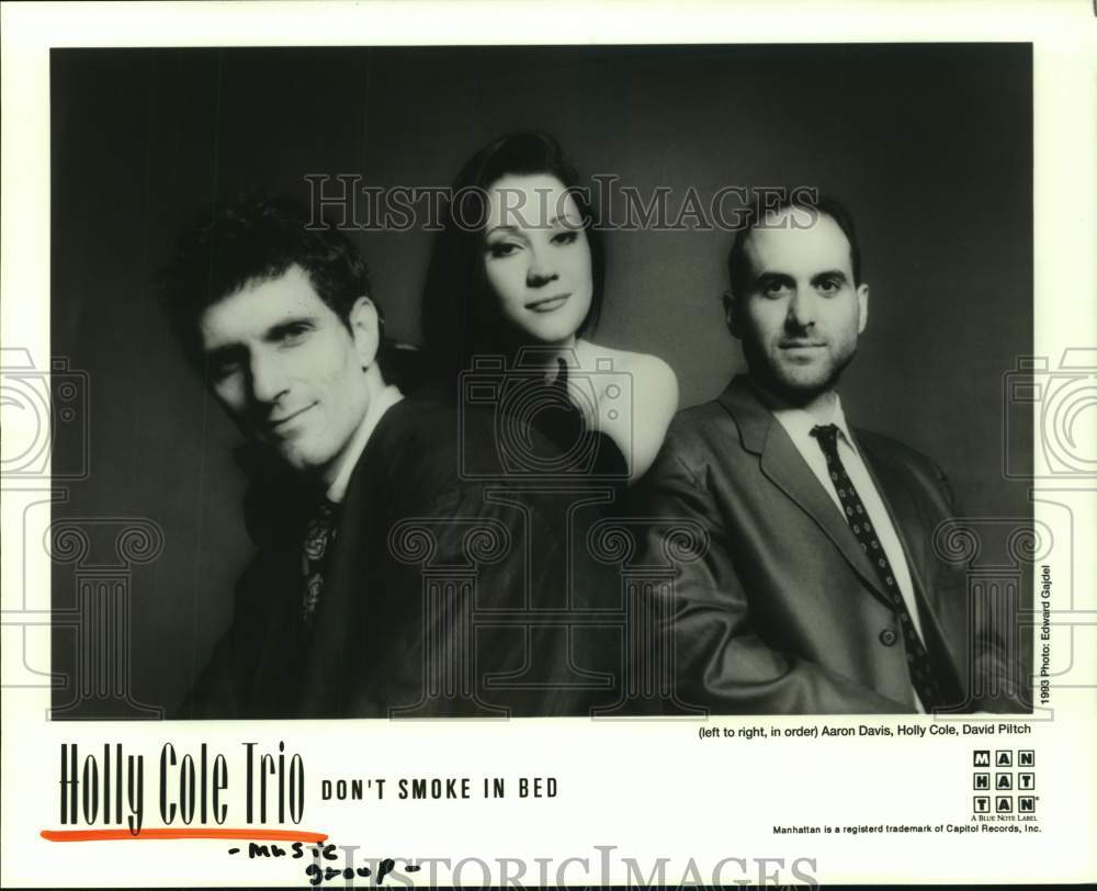 1993 Press Photo Members of the musical group Holly Cole Trio - hcp08398- Historic Images