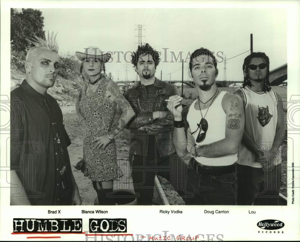 1996 Press Photo Humble Gods - punk rock band - hcp08479- Historic Images