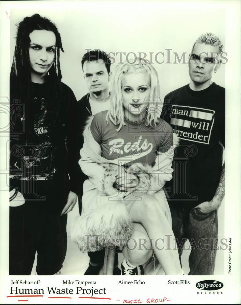 1997 Press Photo Members of the musical group &quot;Human Waste Project&quot; - hcp08513- Historic Images