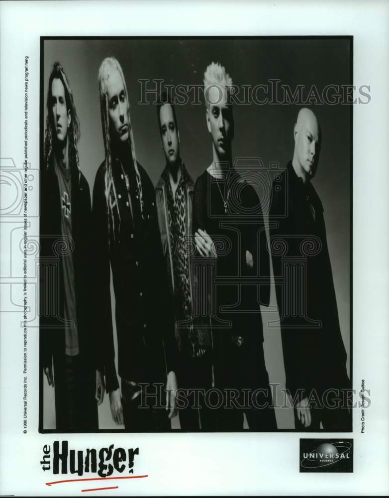 1998 Press Photo music group The Hunger - hcp08521- Historic Images