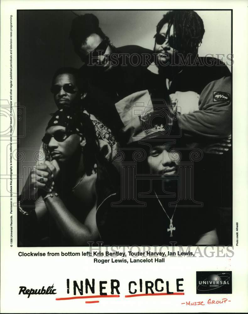 1998 Press Photo Music Group Inner Circle - hcp08545- Historic Images