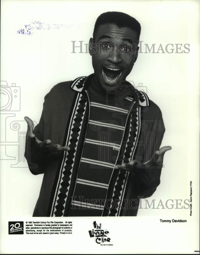 1993 Press Photo Tommy Davidson from the television series In Living Color- Historic Images