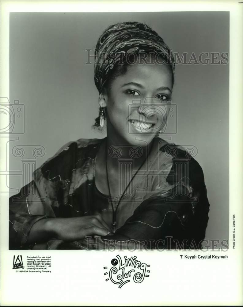 1990 Press Photo T'Keyah Crystal Keyman from the series Living Color- Historic Images