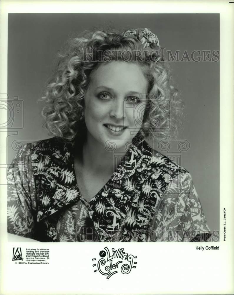 1990 Press Photo Kelly Coffield from the television series In Living Color- Historic Images