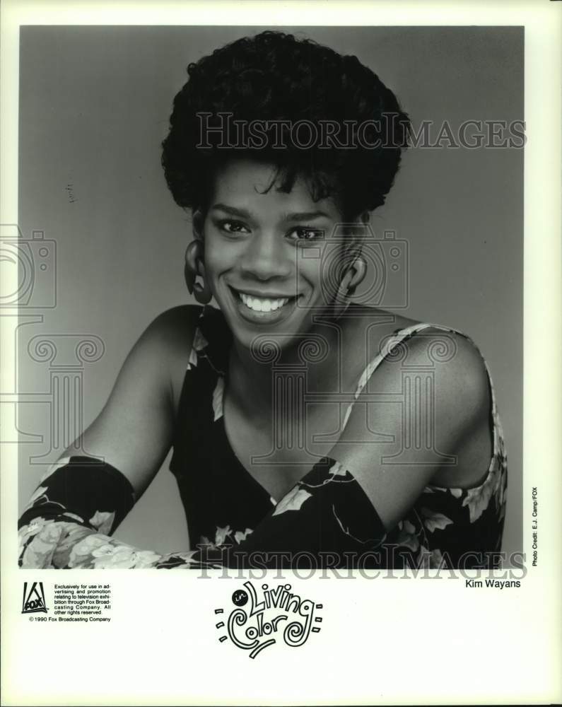 1990 Press Photo Kim Wayans from the series In Living Color - hcp08565- Historic Images