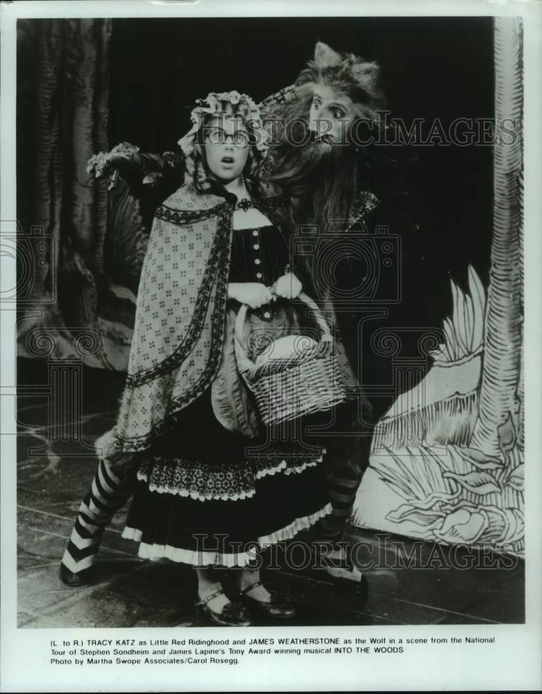 1990 Press Photo Scene from the musical &quot;Into The Woods.&quot; - hcp08576- Historic Images