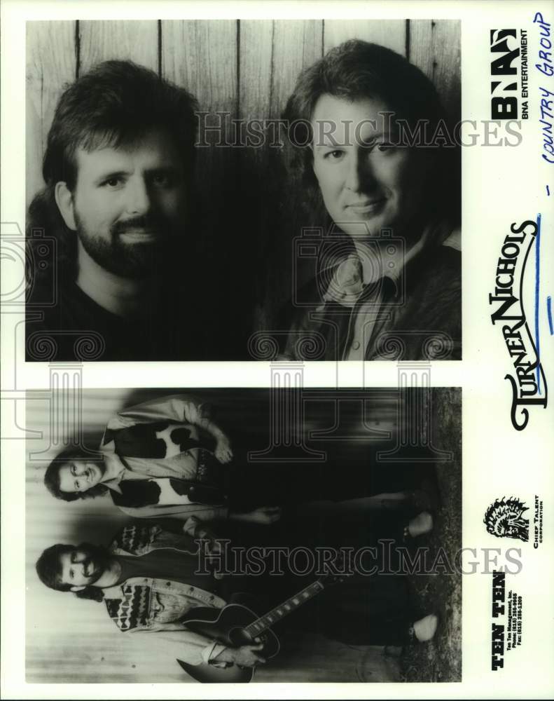 1993 Press Photo Country music group Turner Nichols. - hcp08581- Historic Images