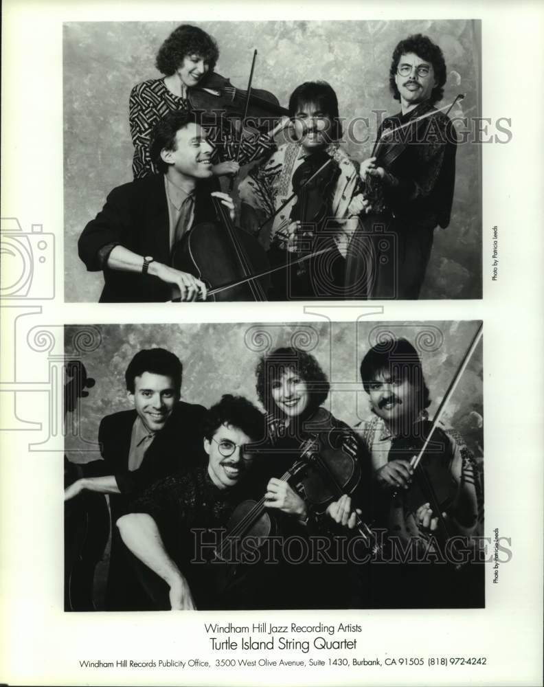 1992 Press Photo Music group Turtle Island String Quartet. - hcp08582- Historic Images