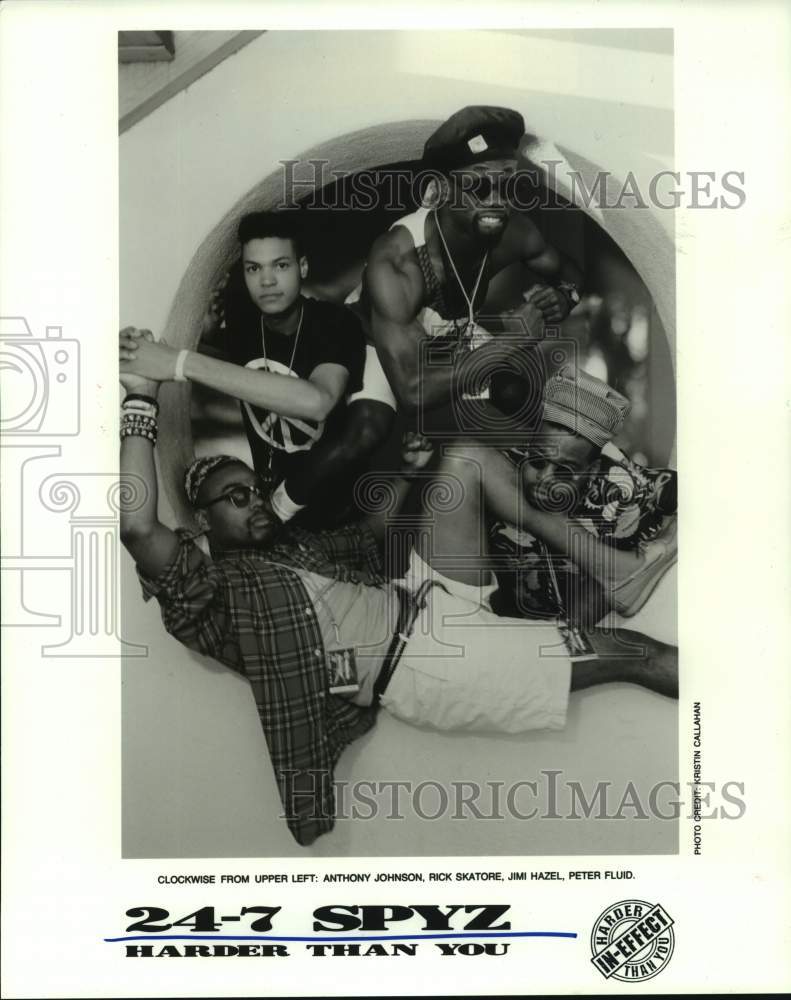 1990 Press Photo Members of the music group 24-7 Spyz - hcp08591- Historic Images