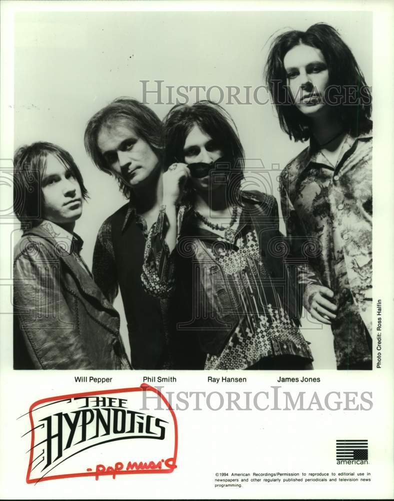 1994 Press Photo Members of the pop music group Thee Hypnotics - hcp08619- Historic Images