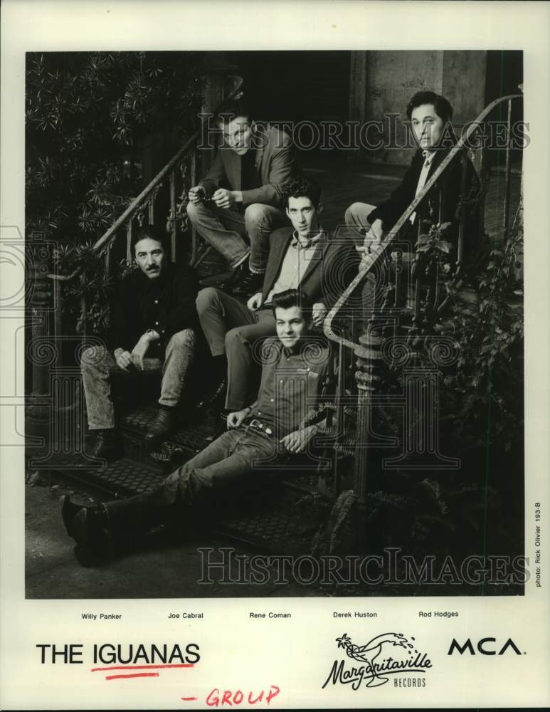 1993 Press Photo Members of the music group The Iguanas - hcp08631- Historic Images