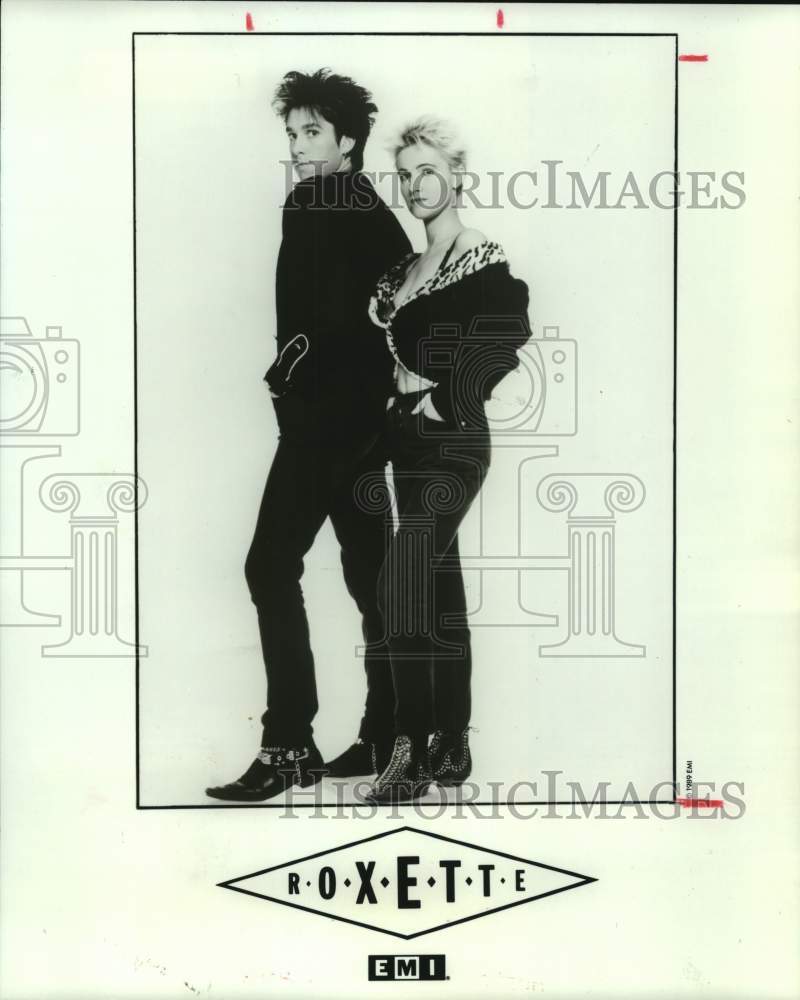 1990 Press Photo Members of the Swedish music duo Roxette - hcp08659- Historic Images