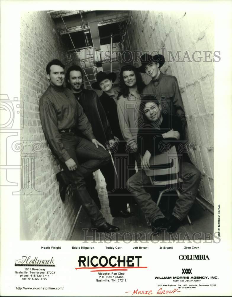 1995 Press Photo Members of the music group Ricochet - hcp08688- Historic Images