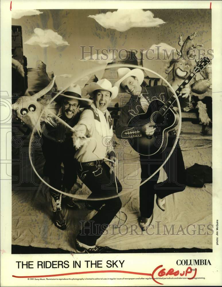 1991 Press Photo Members of the music group The Riders in the Sky - hcp08690- Historic Images