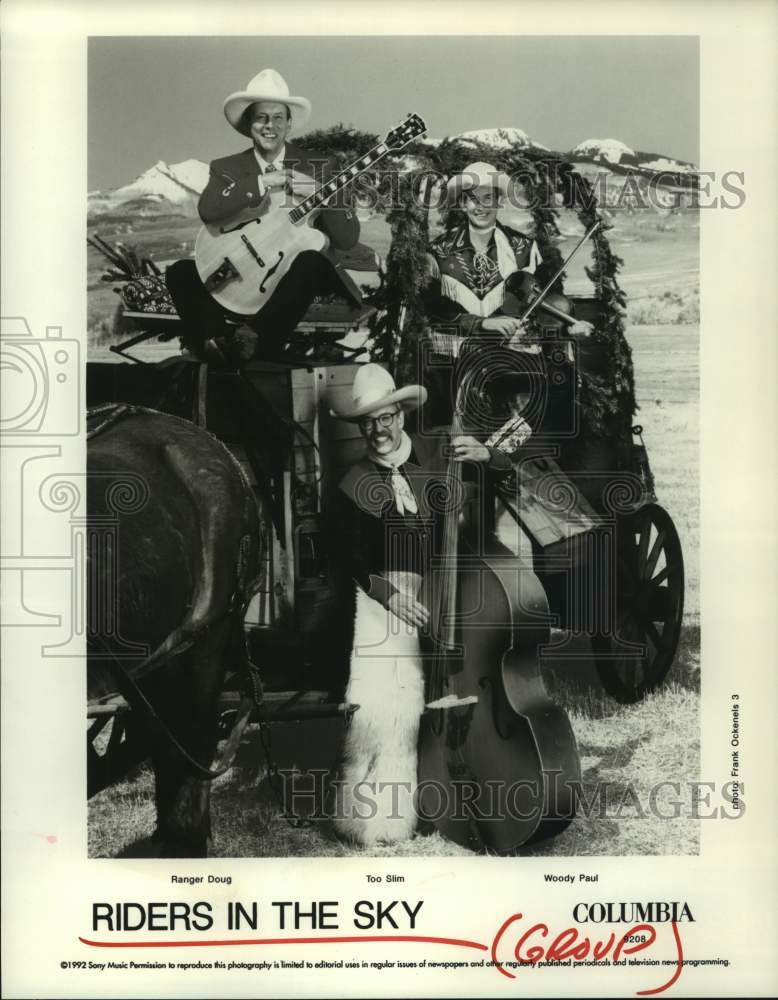 1992 Press Photo Members of the music group Riders in the Sky - hcp08691- Historic Images