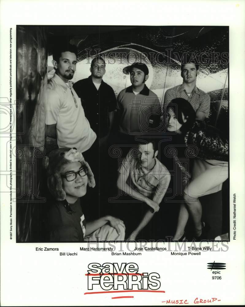 1998 Press Photo Members of the music group Save Ferris - hcp08727- Historic Images