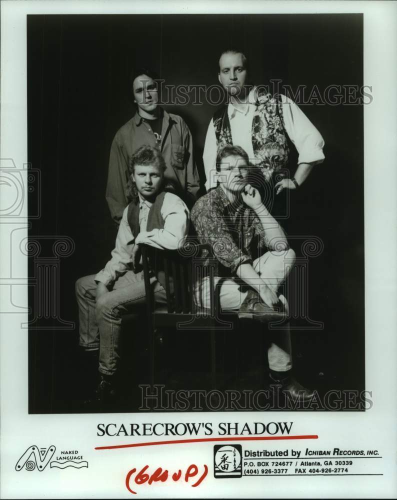 1992 Press Photo Members of the music group Scarecrow's Shadow - hcp08735- Historic Images