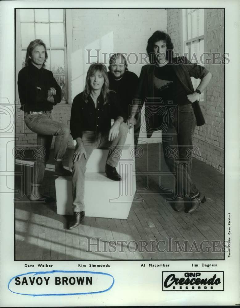 1988 Press Photo Members of the music group Savoy Brown - hcp08738- Historic Images