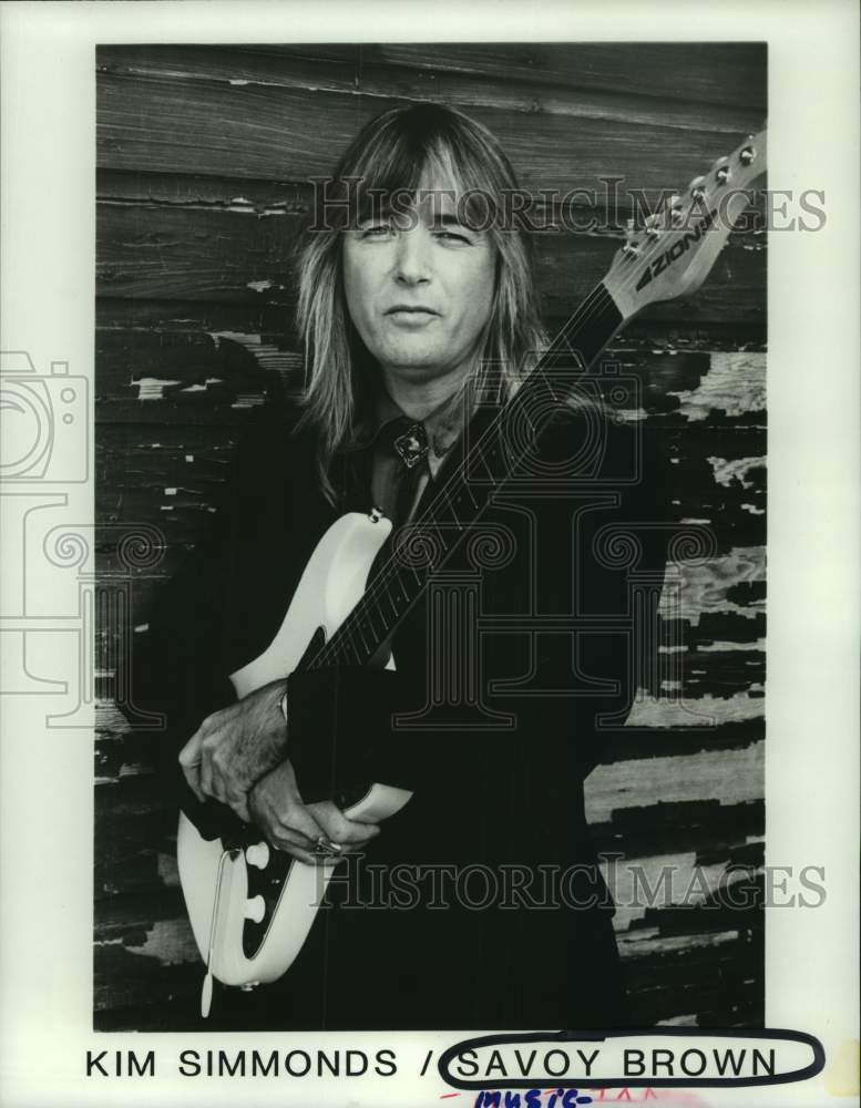 1994 Press Photo Kim Simmonds from the music group Savoy Brown - hcp08739- Historic Images