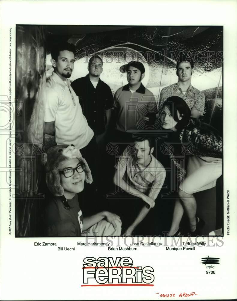 1997 Press Photo Members of the music group Save Ferris - hcp08748- Historic Images