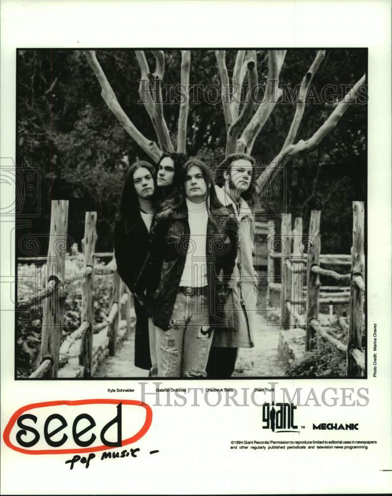 1994 Press Photo Members of the pop music group Seed - hcp08757- Historic Images