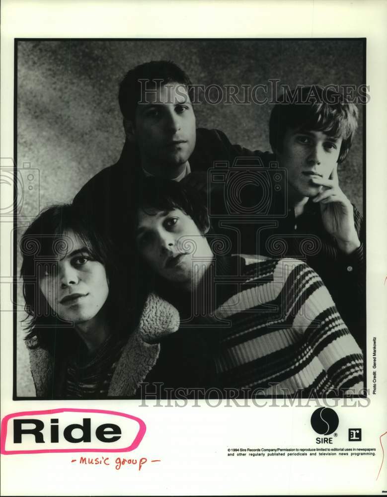 1994 Press Photo Members of the music group Ride - hcp08777- Historic Images