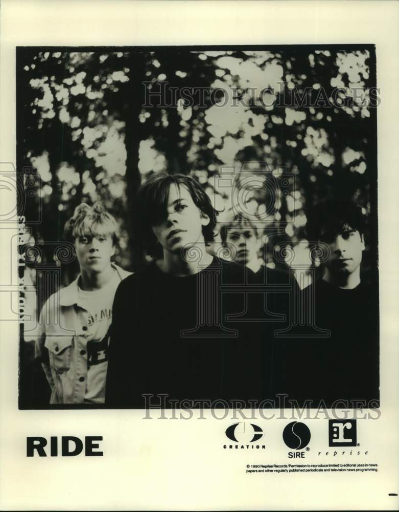 1990 Press Photo Members of the music group Ride - hcp08784- Historic Images