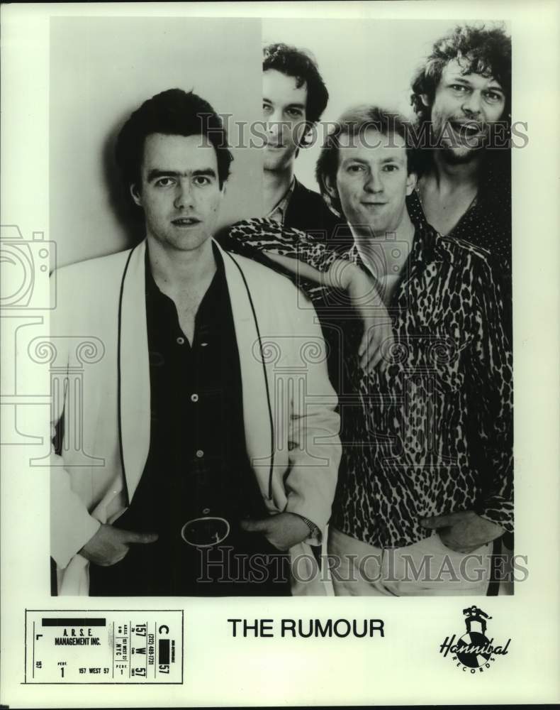 1981 Press Photo The Rumour, Pop Group - hcp08807- Historic Images