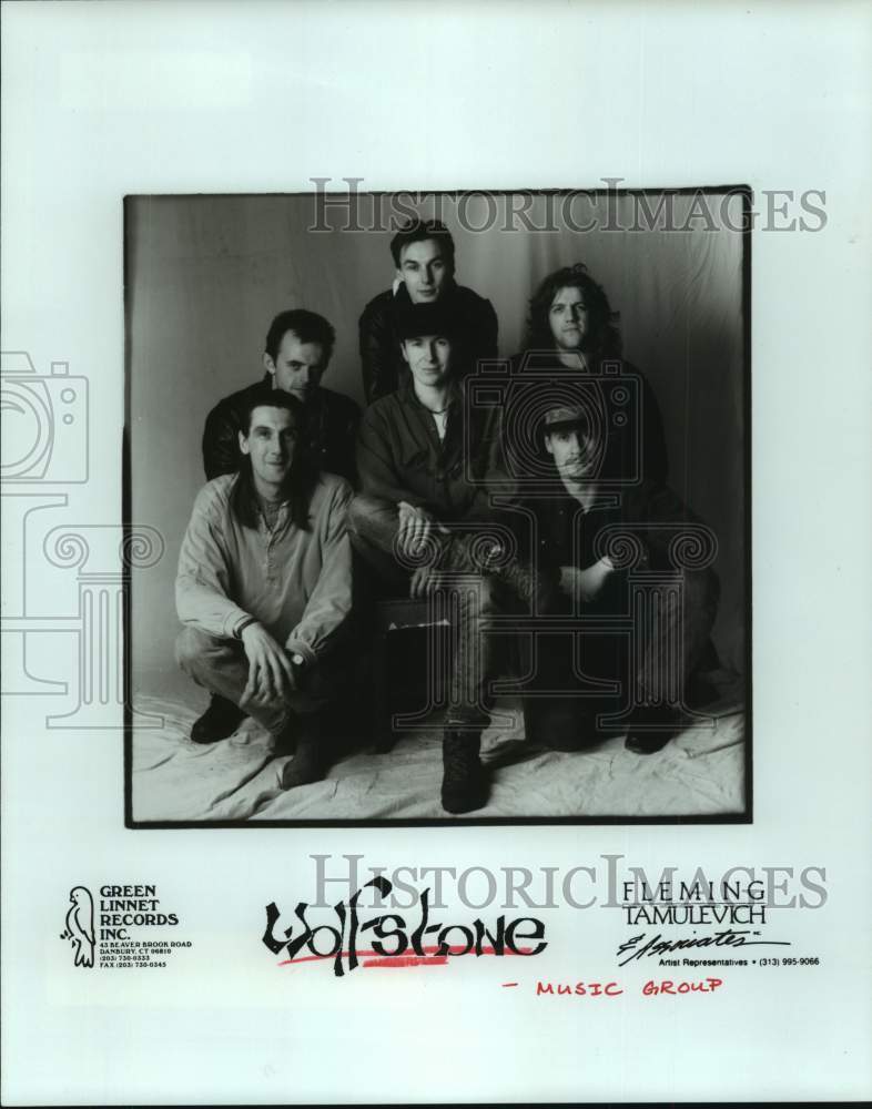 1995 Press Photo Members of the music group Wolfstone - hcp08825- Historic Images