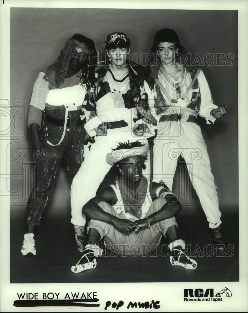 1983 Press Photo Pop music group Wide Boy Awake - hcp08839- Historic Images