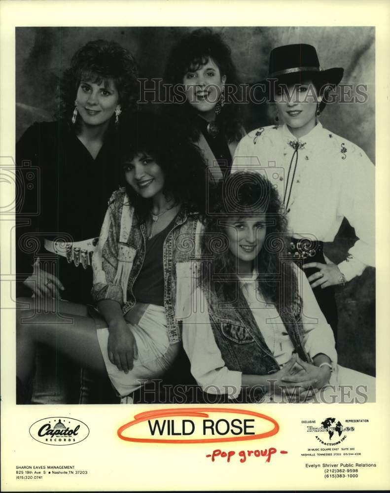 1990 Press Photo Pop music group Wild Rose - hcp08844- Historic Images