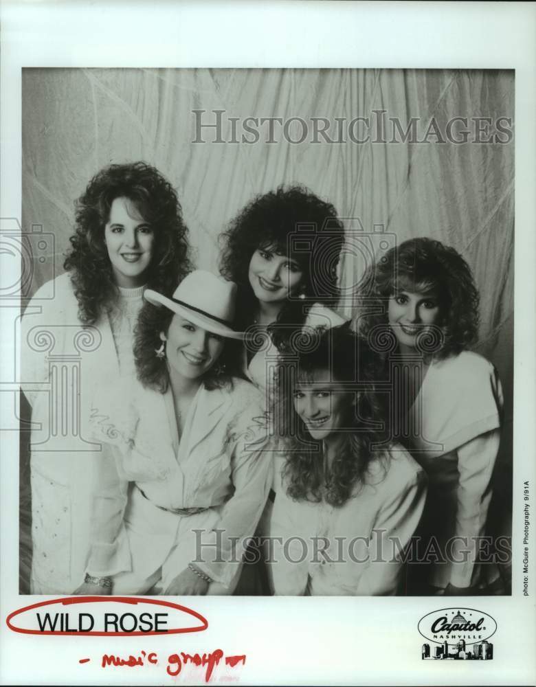 1991 Press Photo Music group Wild Rose - hcp08846- Historic Images