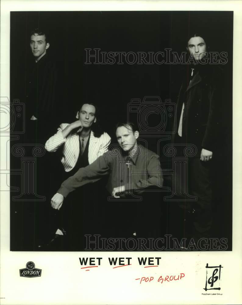 1994 Press Photo Wet Wet Wet pop music group - hcp08854- Historic Images