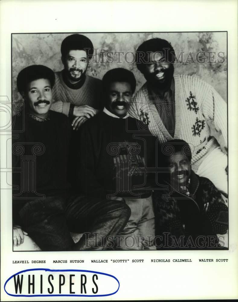 1989 Press Photo The Whispers Pop Music Group Members - hcp08867- Historic Images