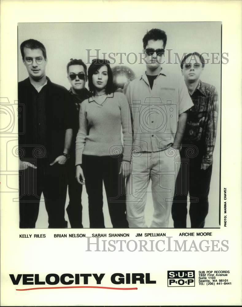 1996 Press Photo Music group Velocity Girl. - hcp08872- Historic Images