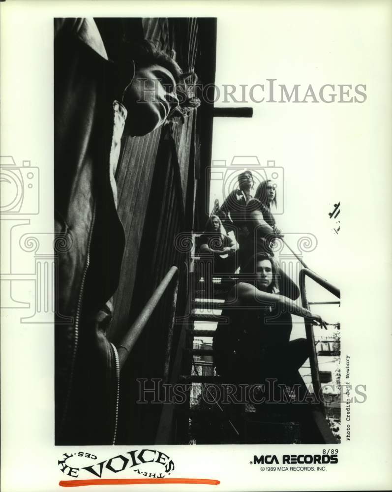 1989 Press Photo Members of the music group The Voices - hcp08890- Historic Images