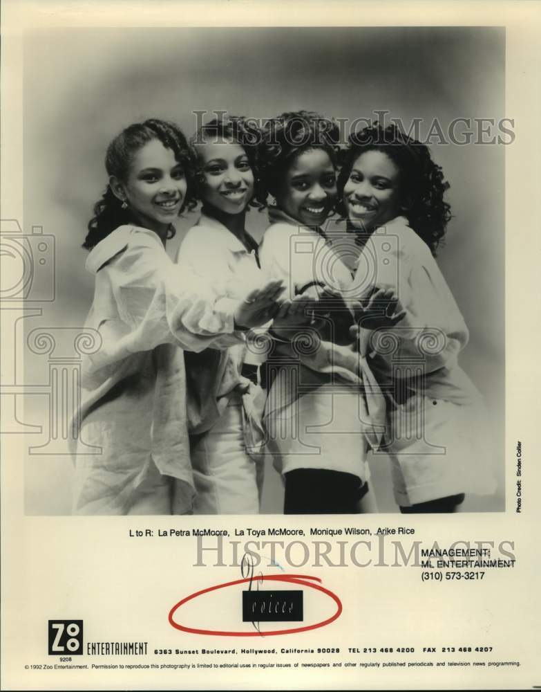 1992 Press Photo Members of the music group Voices - hcp08891- Historic Images