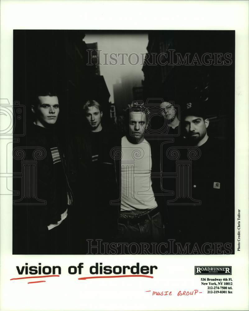 1997 Press Photo Members of the music group Vision of Disorder - hcp08896- Historic Images