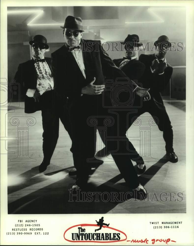 1989 Press Photo The Untouchables Music Group - hcp08911- Historic Images