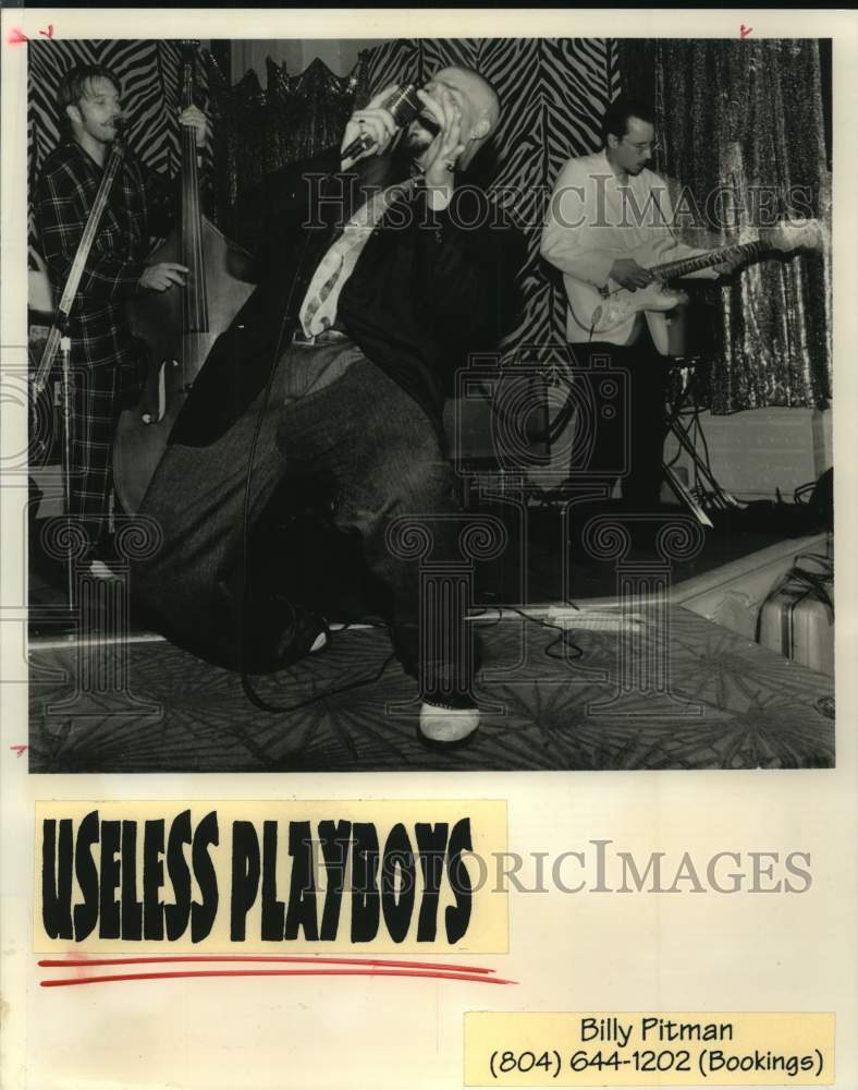 1995 Press Photo Useless Playboys Music Group - hcp08912- Historic Images