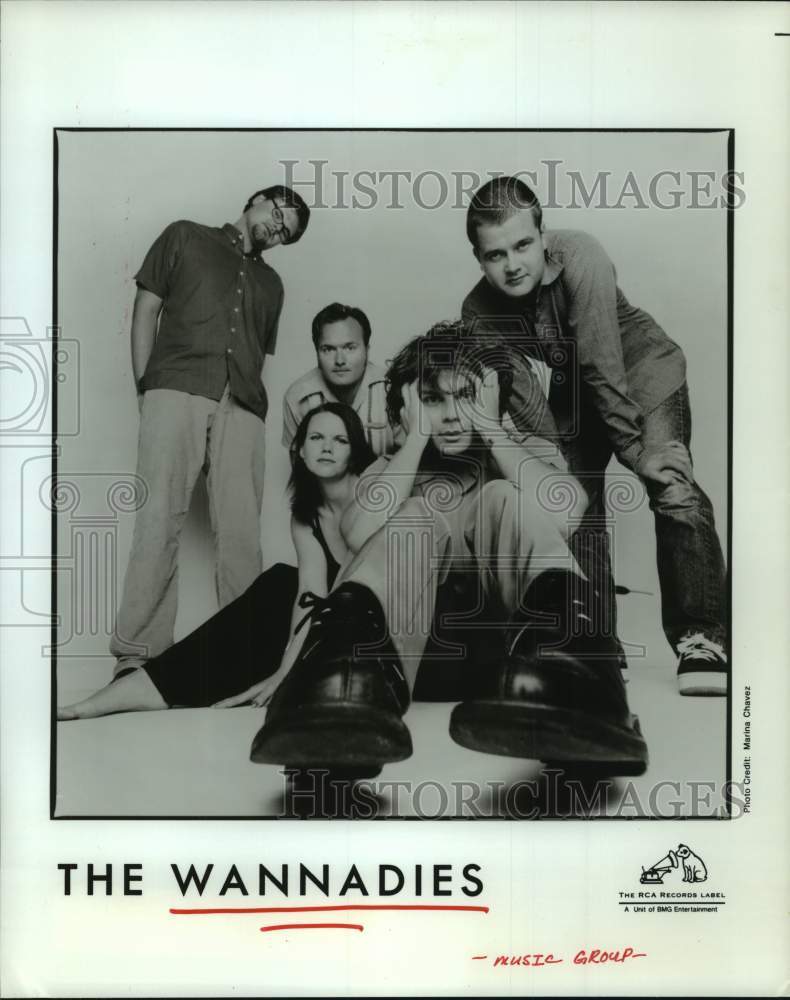 1997 Press Photo Members of the music group The Wannadies - hcp08926- Historic Images