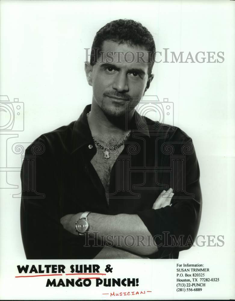 1997 Press Photo Musician Walter Suhr & Mango Punch! - hcp08931- Historic Images