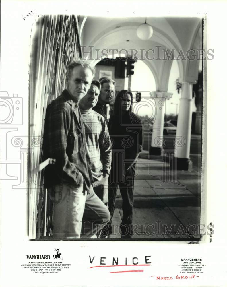 1997 Press Photo Members of the music group Venice - hcp08965- Historic Images