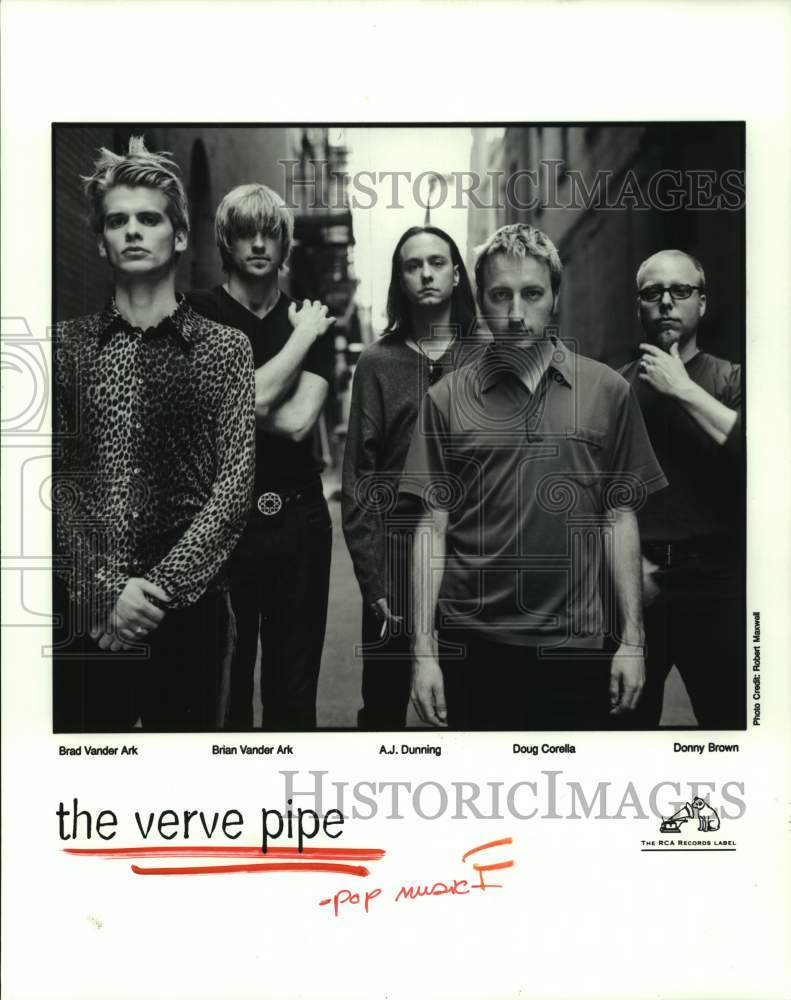 1997 Press Photo Members of the pop music group The Verve Pipe - hcp08970- Historic Images