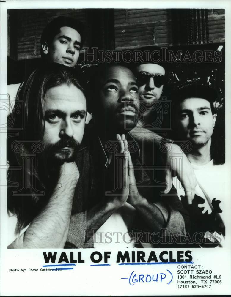 1989 Press Photo Members of the music group Wall of Miracles - hcp08971- Historic Images