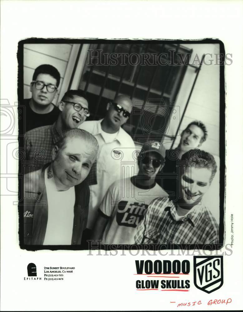 1995 Press Photo Voodoo Glow Skulls Music Group - hcp08974- Historic Images