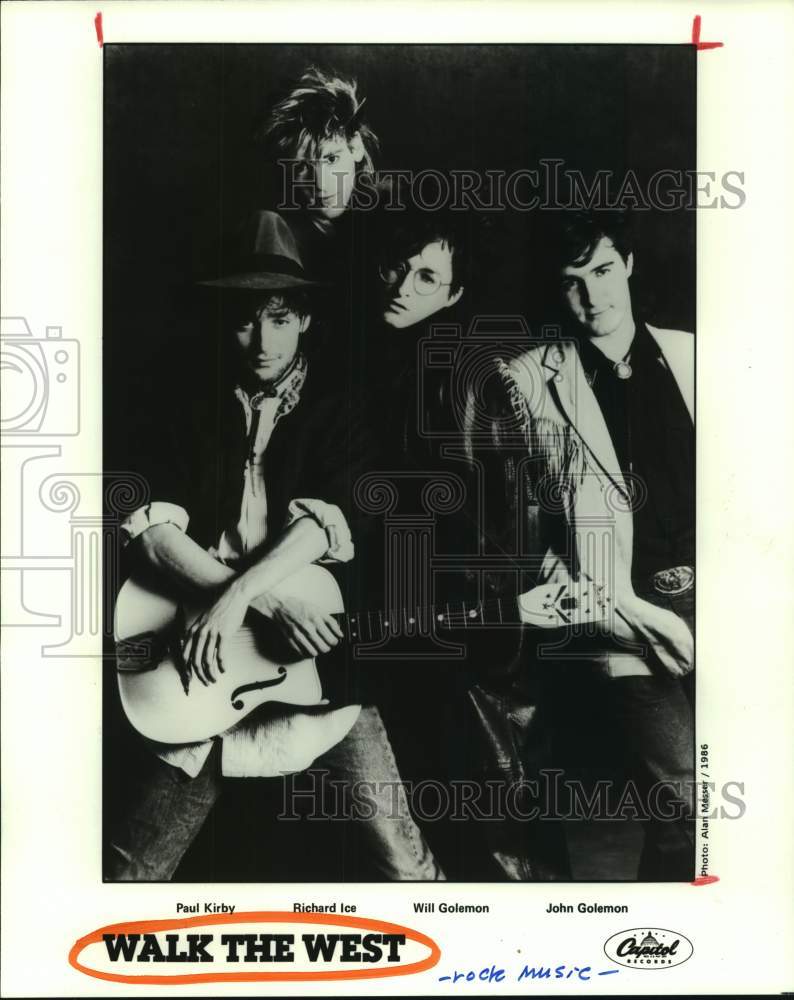 1986 Press Photo Walk the West Music Group - hcp08985- Historic Images