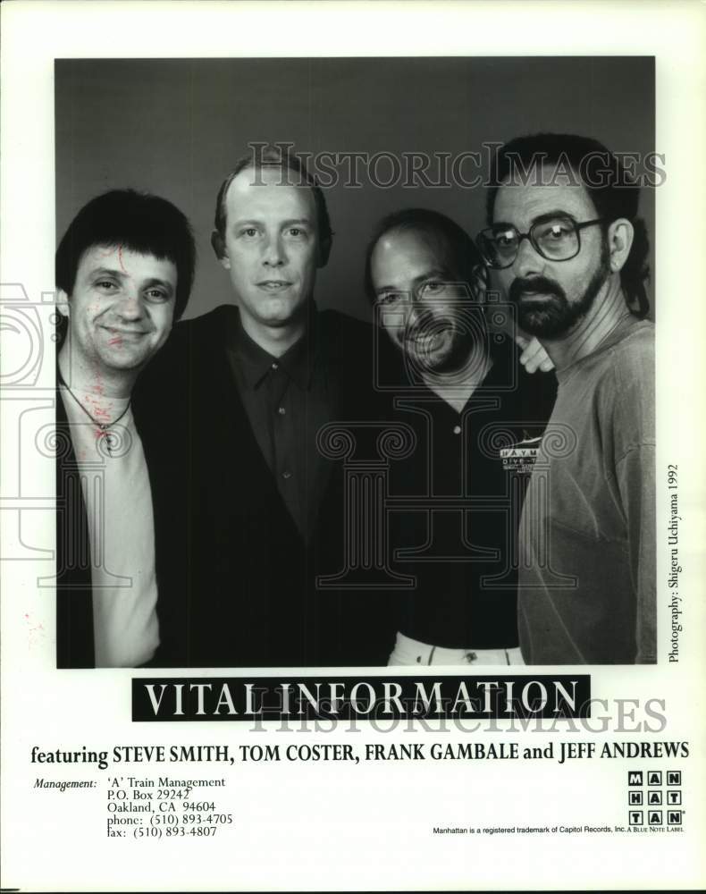 1987 Press Photo Vital Information Music Group - hcp08986- Historic Images